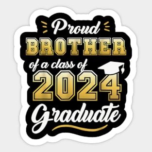 Proud Brother of a Class of 2024 Graduate Senior Graduation Sticker